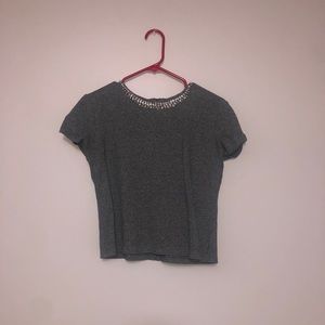 PARAPHRASE knit crop top